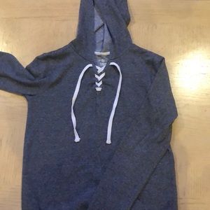 grey hoodie